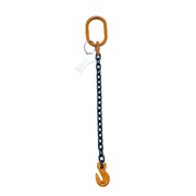 STARKE Chain Sling, 3/8in, G80, Grab Hook, 9 ft SCSG8038-1LG-9